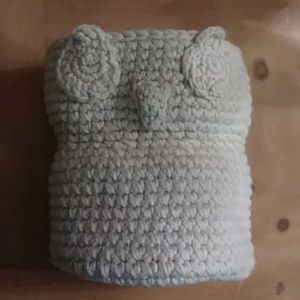 Crochet Owl Basket Small